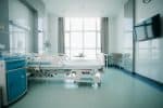 Recovery Room with beds and comfortable medical. Interior of an